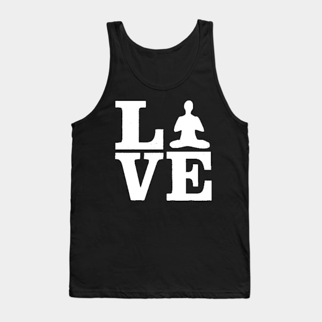 Love and Yoga shirt Tank Top by Tee Shop